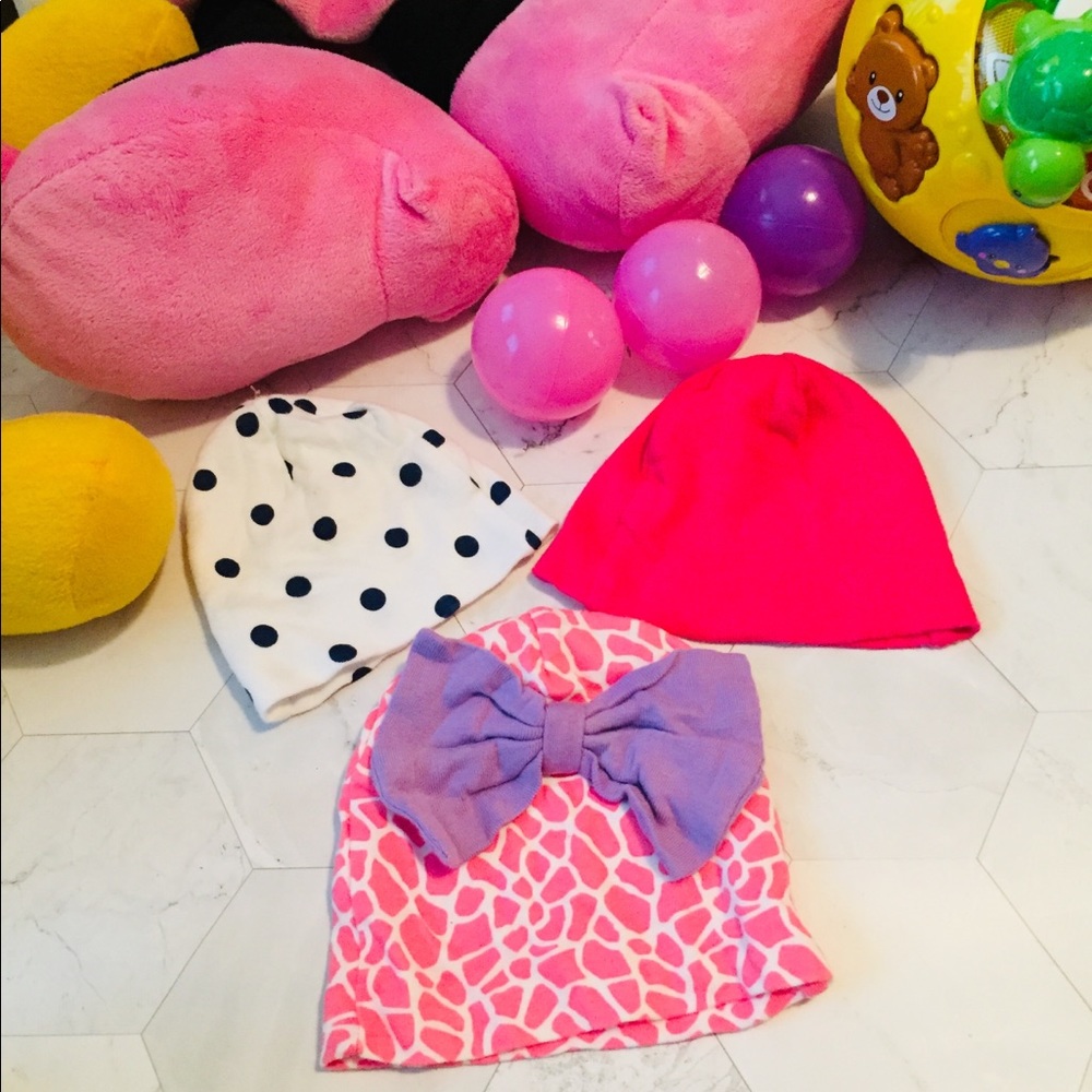 Cute baby girl hats.